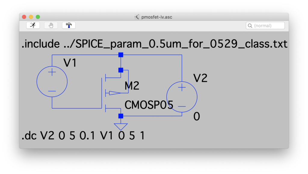 Modified PMOS circuit